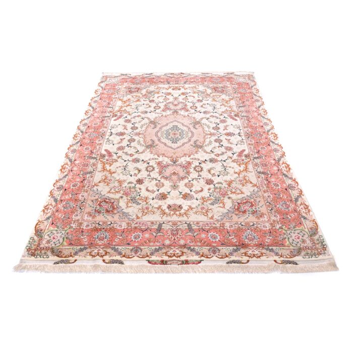 Tappeto Tabriz 60 Raj trama seta 305 X 200 cm