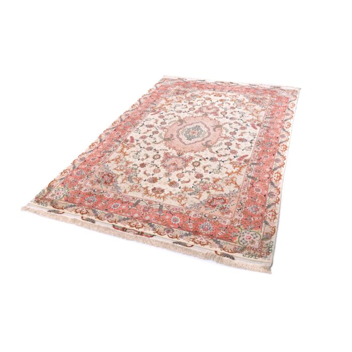 Tappeto Tabriz 60 Raj trama seta 305 X 200 cm
