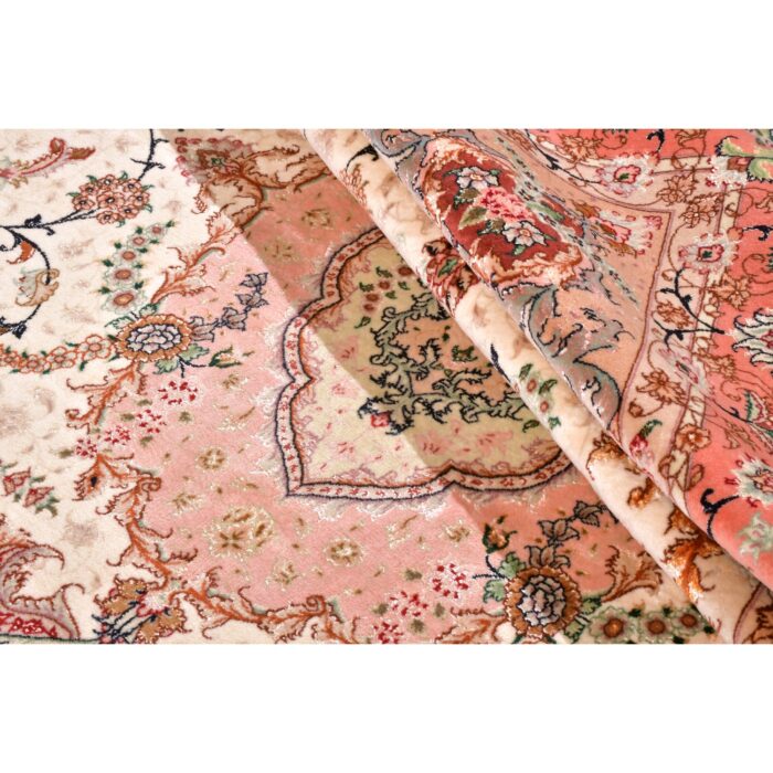 Tappeto Tabriz 60 Raj trama seta 305 X 200 cm