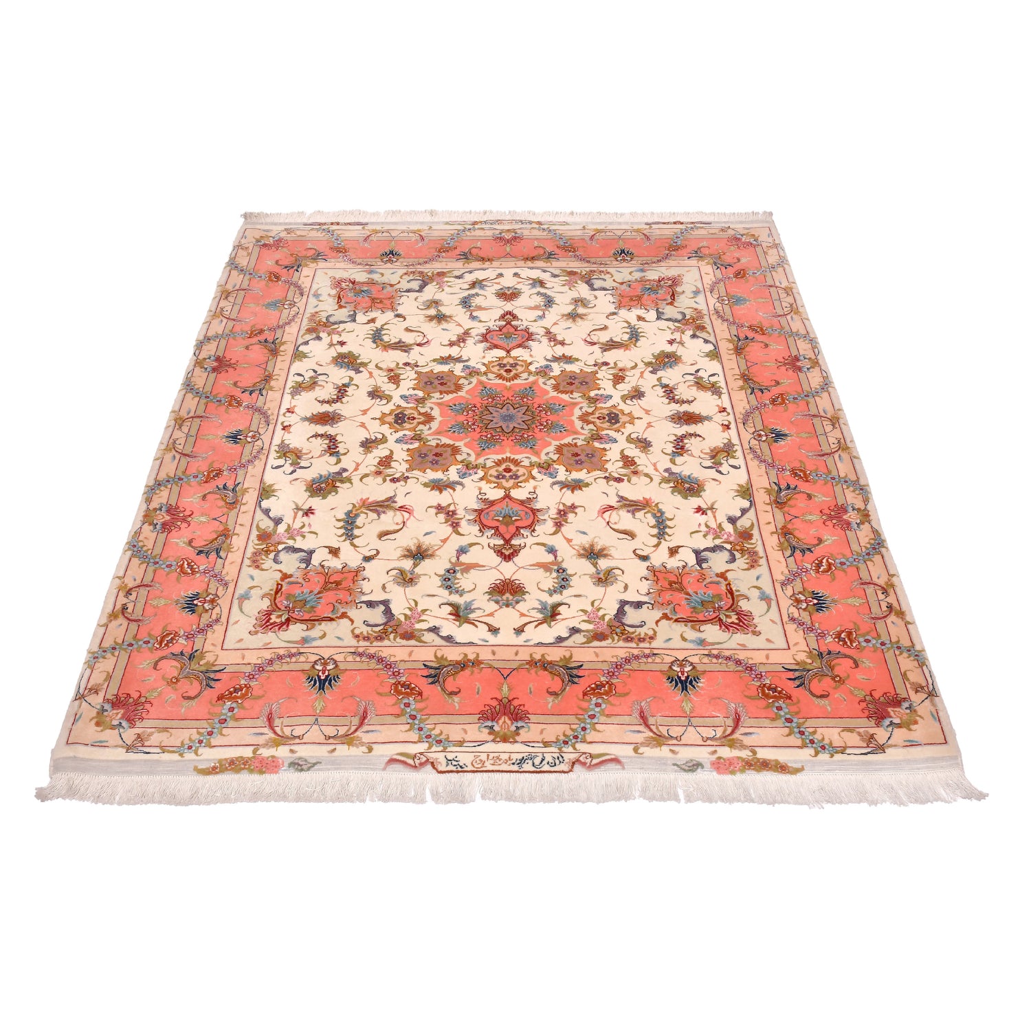 Tappeto Tabriz 50 Raj 202 X 155  cm Tappeto Tabriz 50 Raj 202 X 155  cm