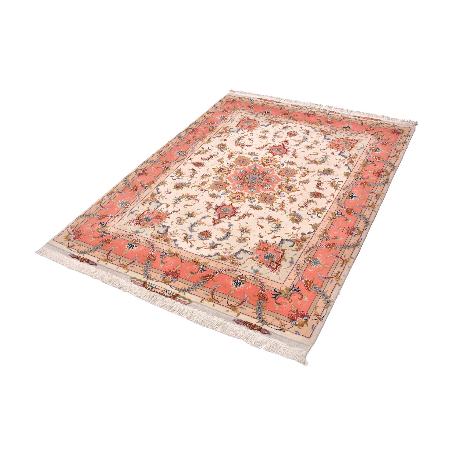 Tappeto Tabriz 50 Raj 202 X 155  cm Tappeto Tabriz 50 Raj 202 X 155  cm
