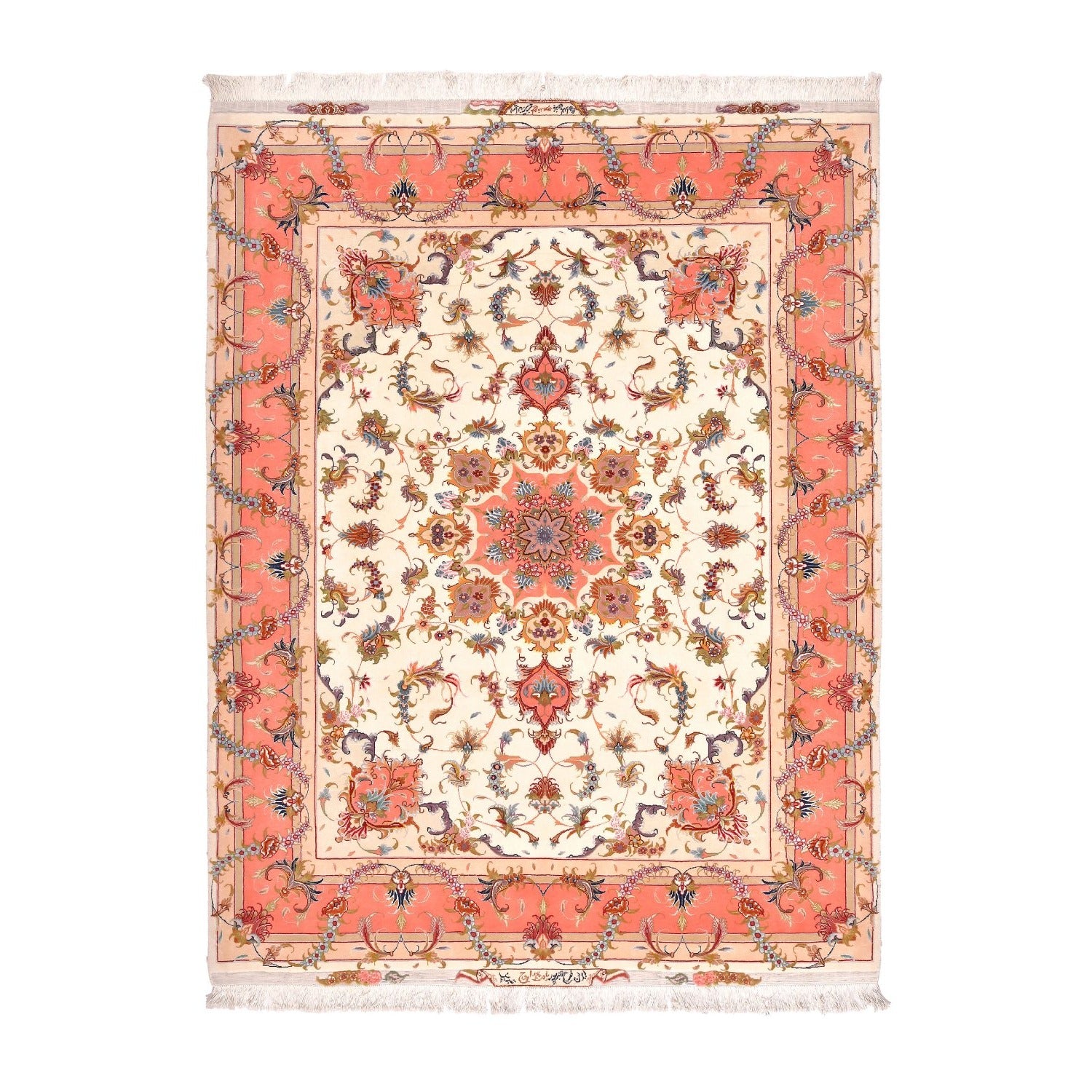 Tappeto Tabriz 50 Raj 202 X 155  cm