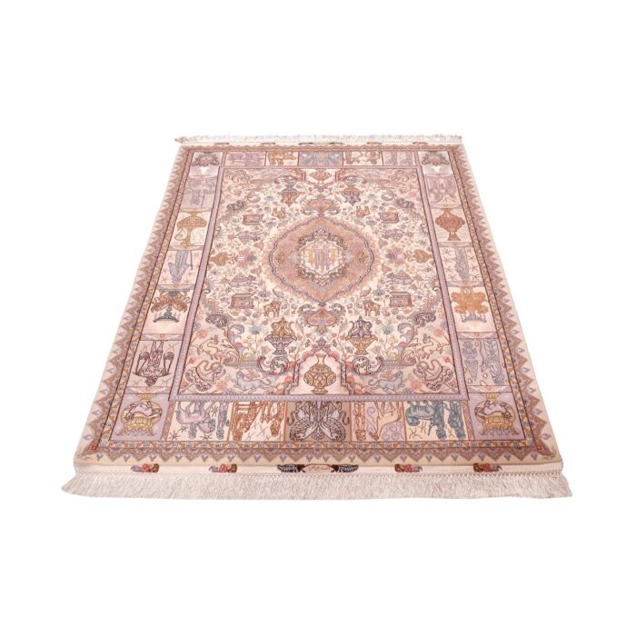 Tappeto Tabriz 60 Raj trama seta 207 X 146  cm