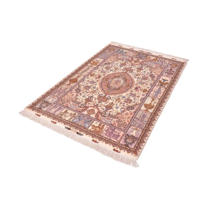 Tappeto Tabriz 60 Raj trama seta 207 X 146  cm