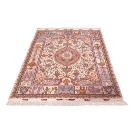 Tappeto Tabriz 60 Raj trama seta 207 X 146  cm