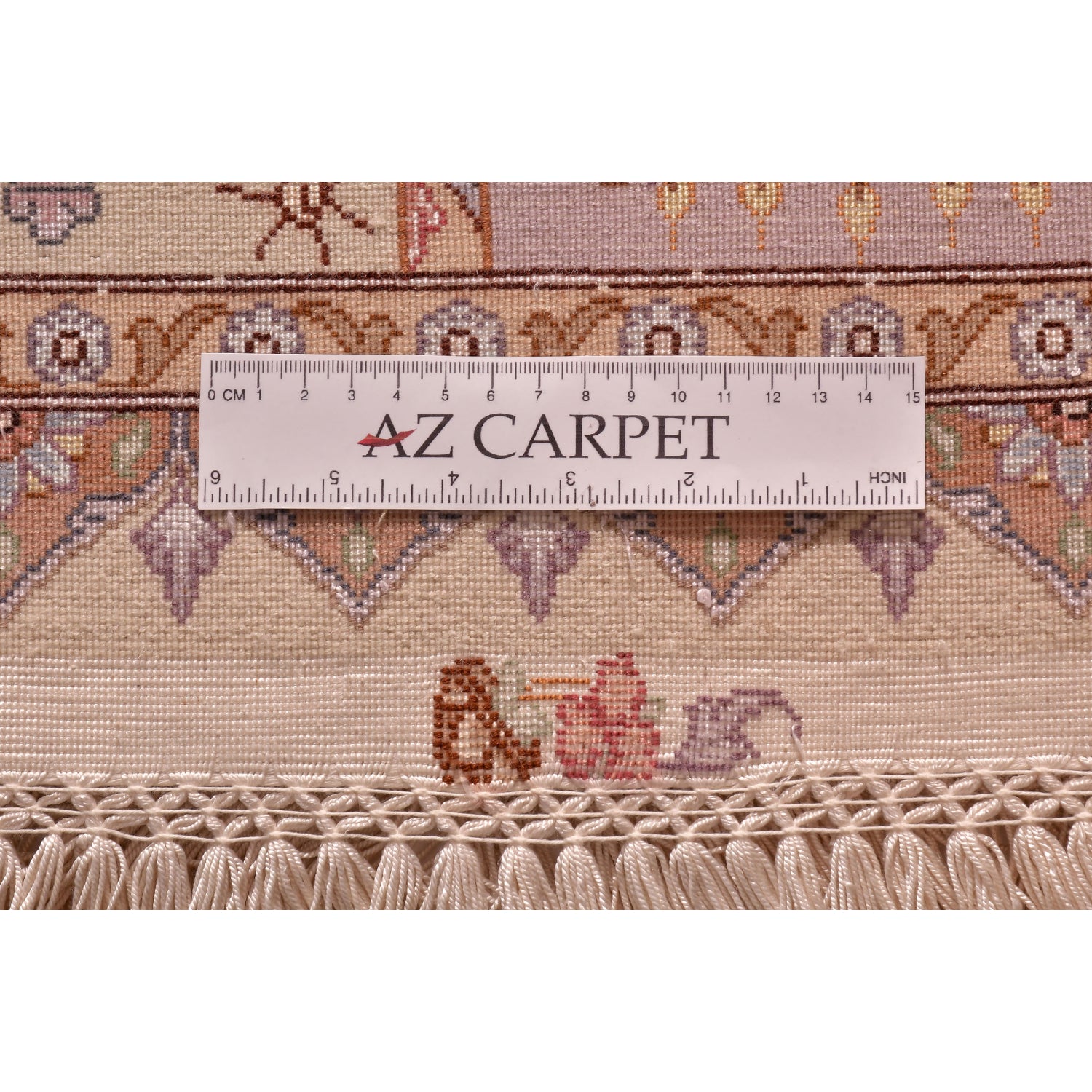 Tappeto Tabriz 60 Raj trama seta 207 X 146  cm Tappeto Tabriz 60 Raj trama seta 207 X 146  cm
