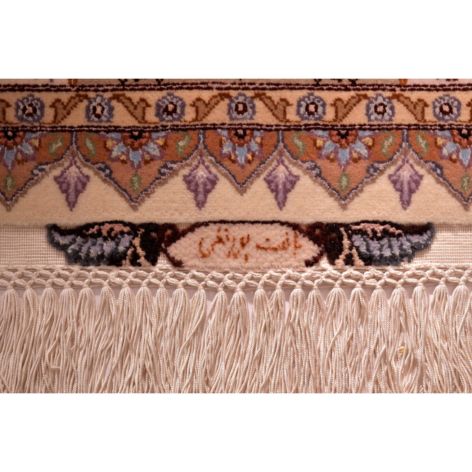 Tappeto Tabriz 60 Raj trama seta 207 X 146  cm Tappeto Tabriz 60 Raj trama seta 207 X 146  cm
