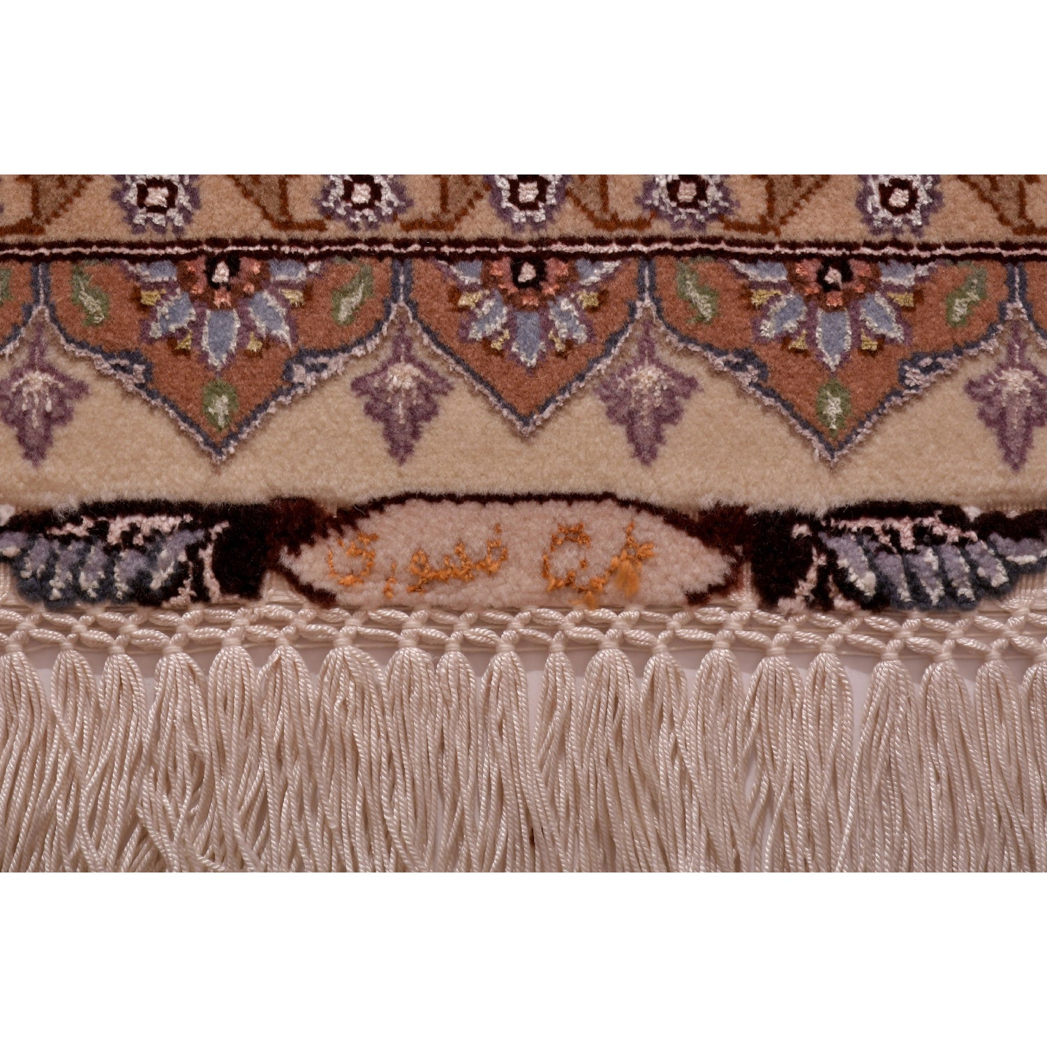 Tappeto Tabriz 60 Raj trama seta 207 X 146  cm Tappeto Tabriz 60 Raj trama seta 207 X 146  cm
