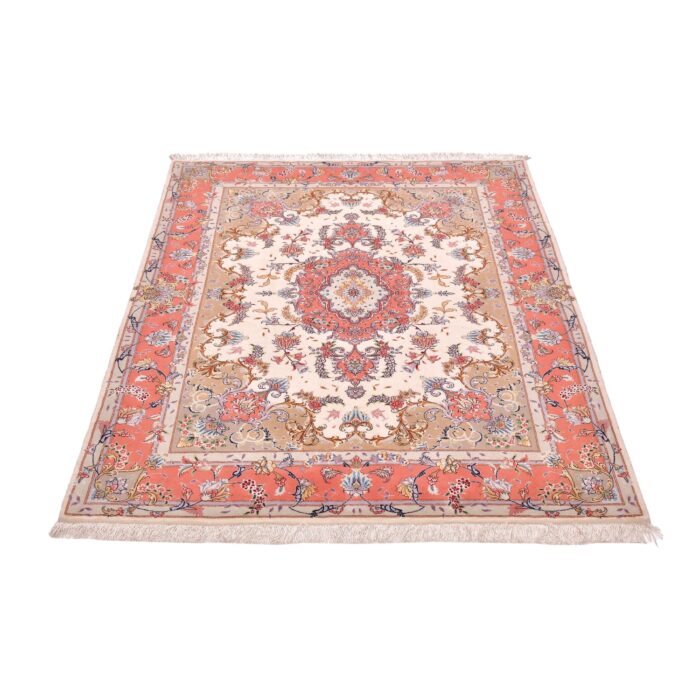 Tappeto Tabriz 60 Raj trama seta 205 x 151 cm