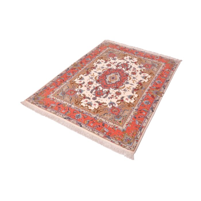 Tappeto Tabriz 60 Raj trama seta 205 x 151 cm