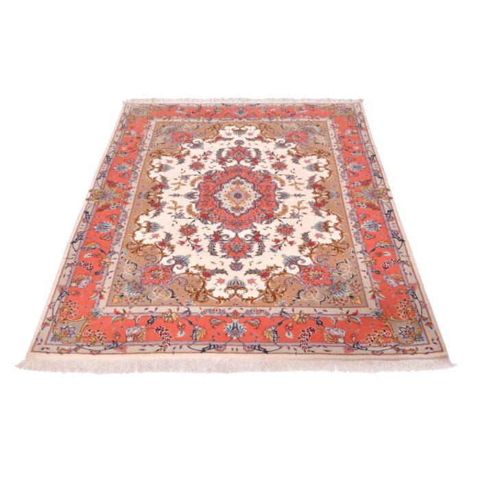 Tappeto Tabriz 60 Raj trama seta 205 x 151 cm