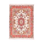 Tappeto Tabriz 60 Raj trama seta 205 x 151 cm