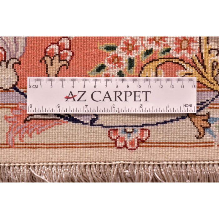 Tappeto Tabriz 60 Raj trama seta 205 x 151 cm
