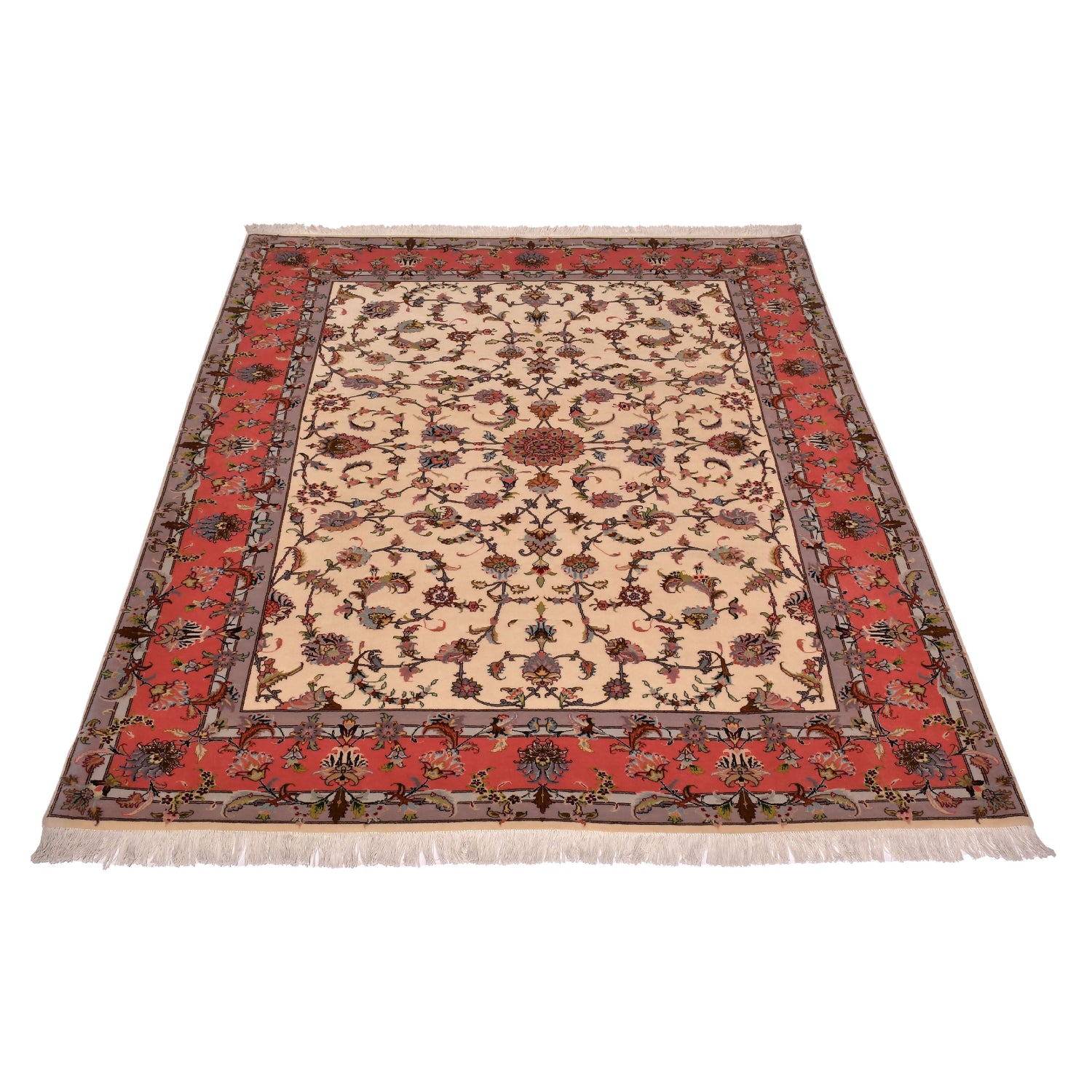 Tappeto Tabriz 50 Raj 203 X 156  cm