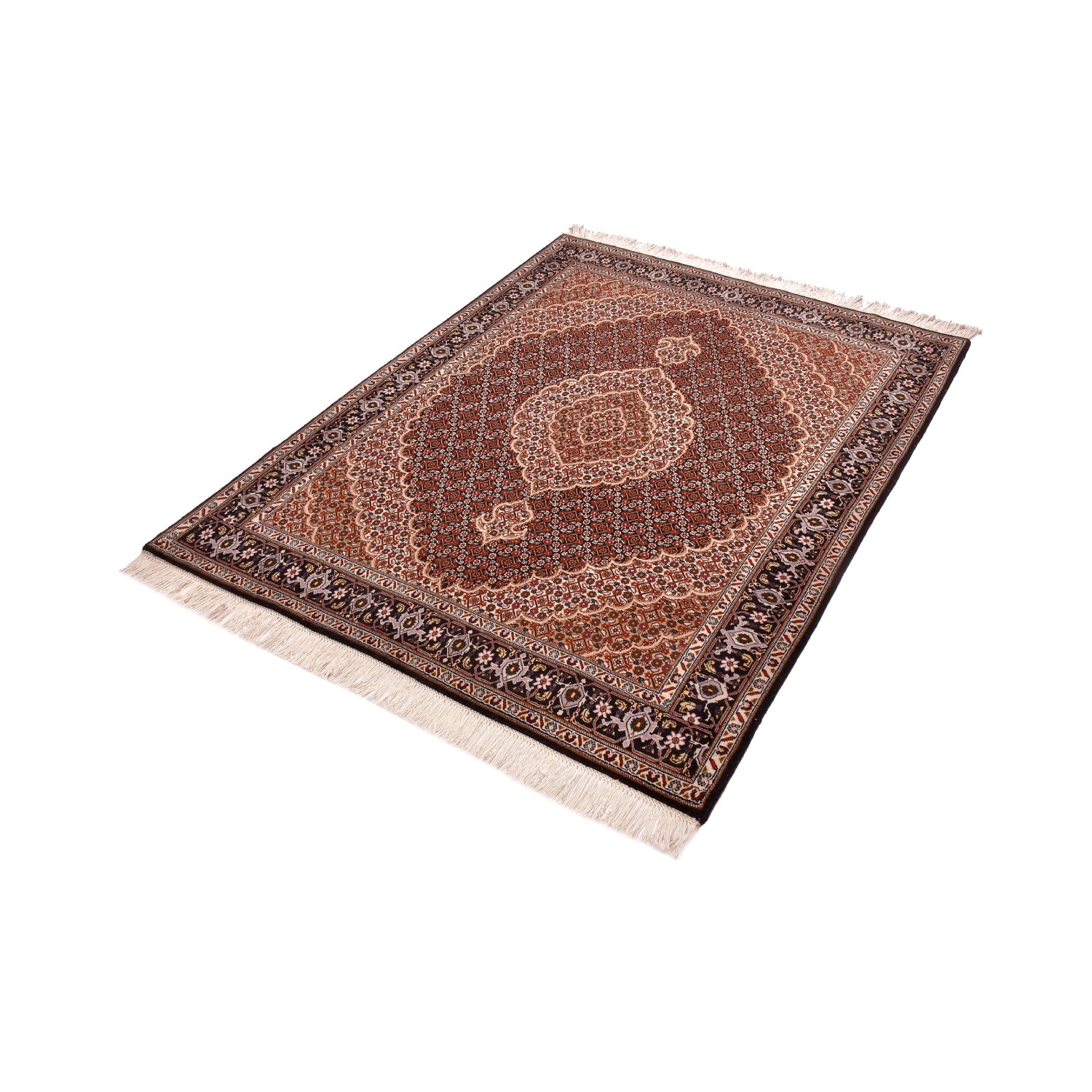 Tappeto Tabriz 40 Raj disegno Mahi 202 X 154 cm