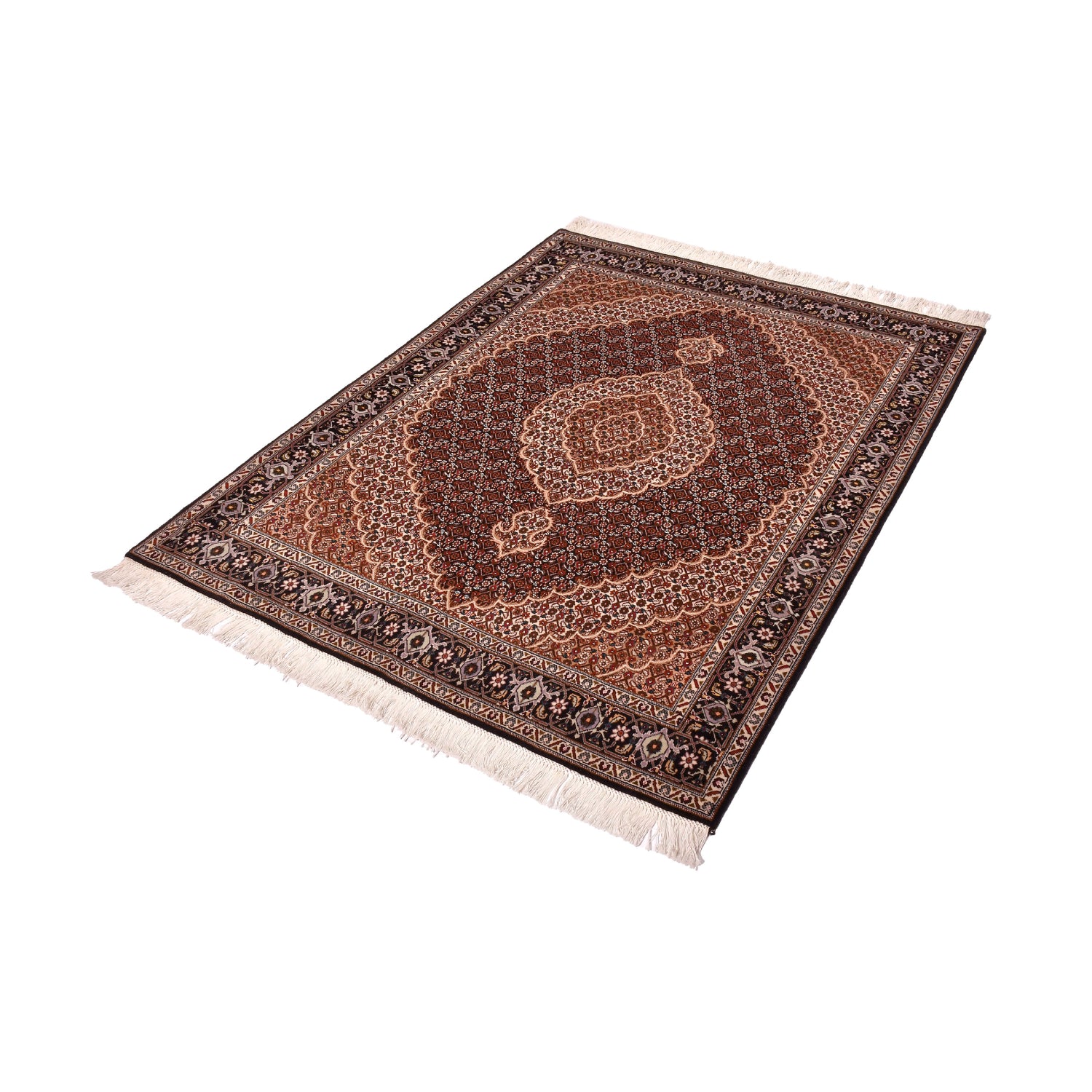 Tappeto Tabriz 40 Raj disegno Mahi 202 X 154 cm