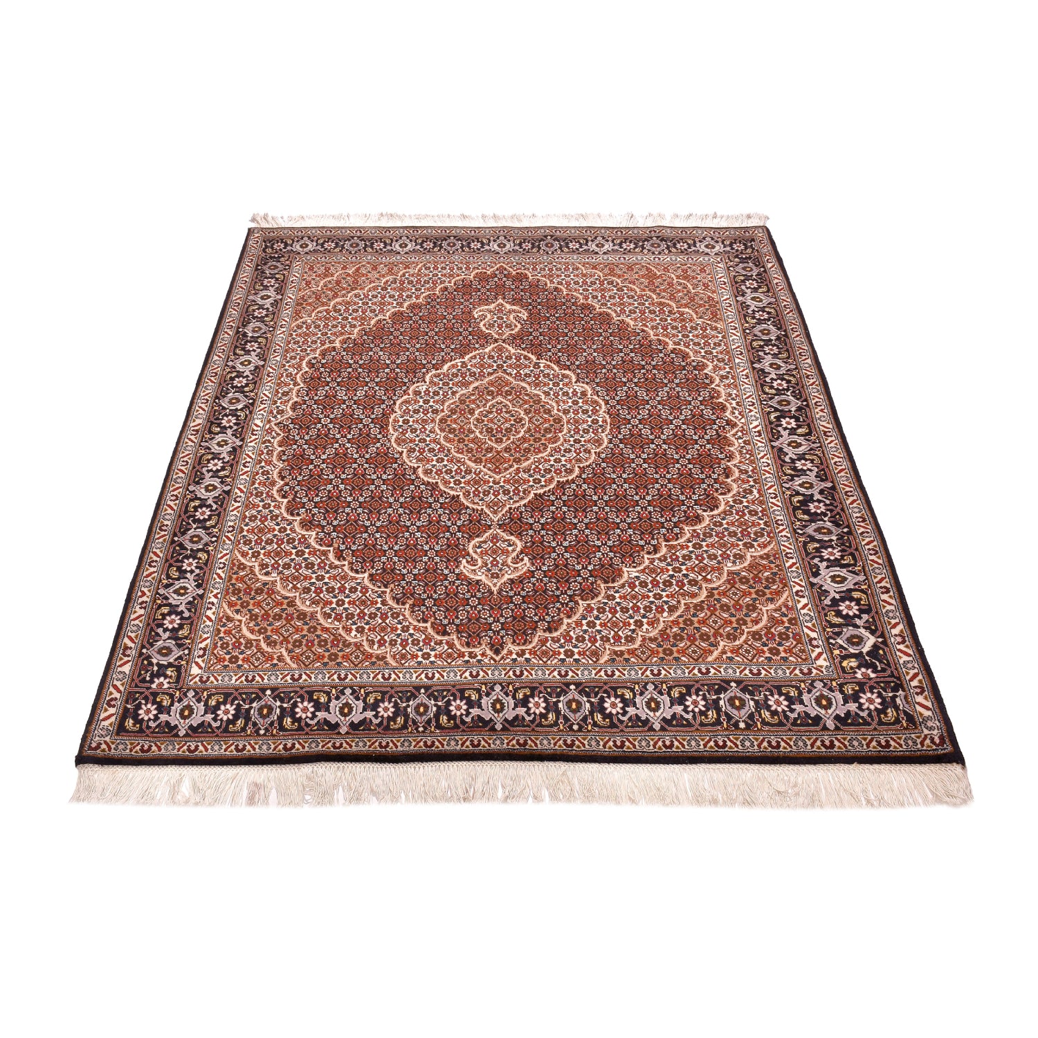 Tappeto Tabriz 40 Raj disegno Mahi 202 X 154 cm