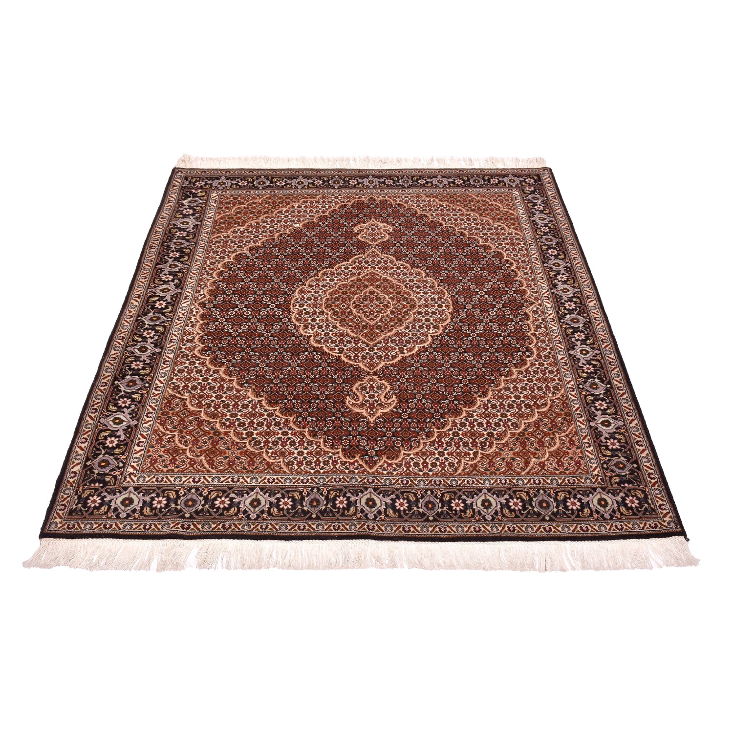 Tappeto Tabriz 40 Raj disegno Mahi 202 X 154 cm