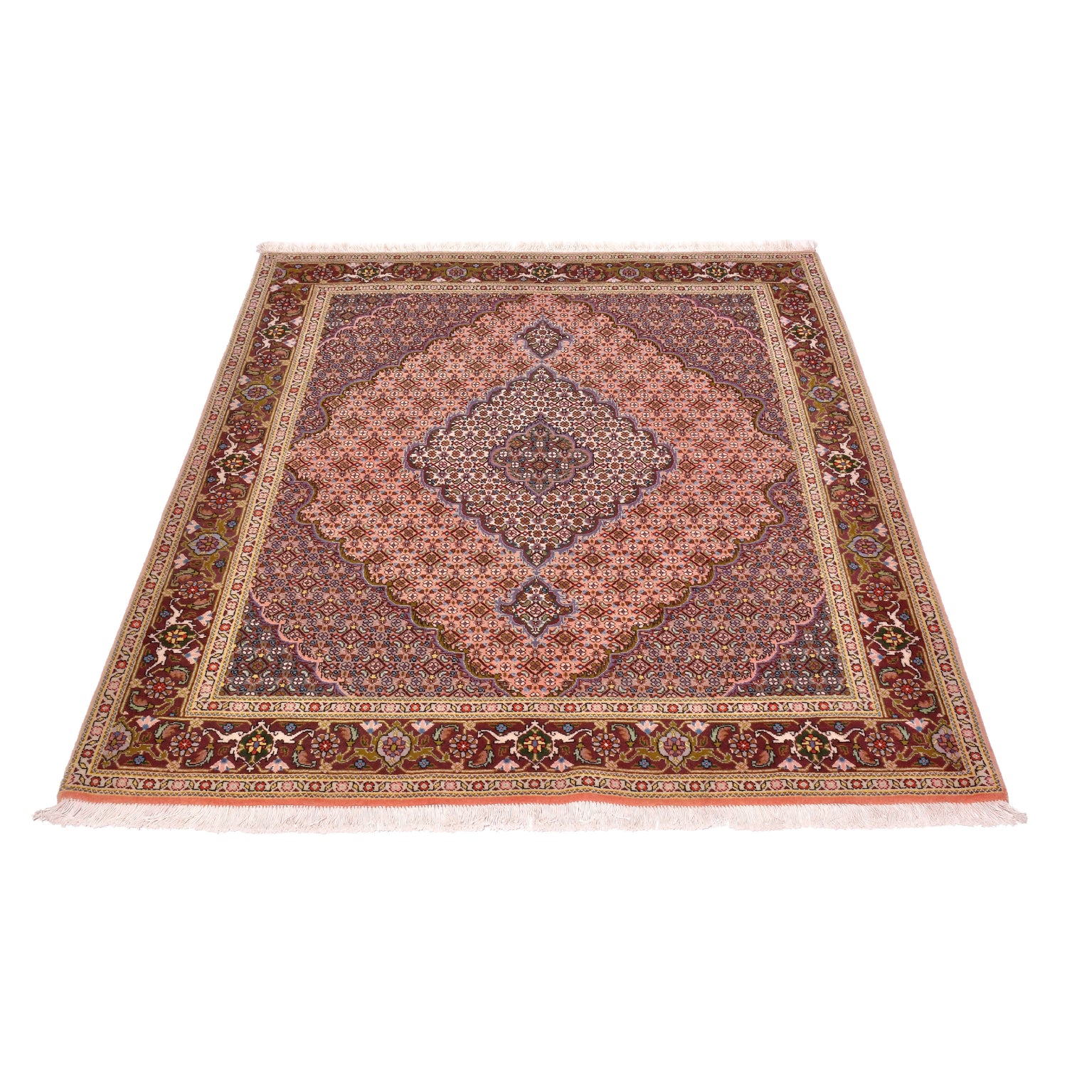 Tappeto Tabriz 40 Raj 202 X 153 cm