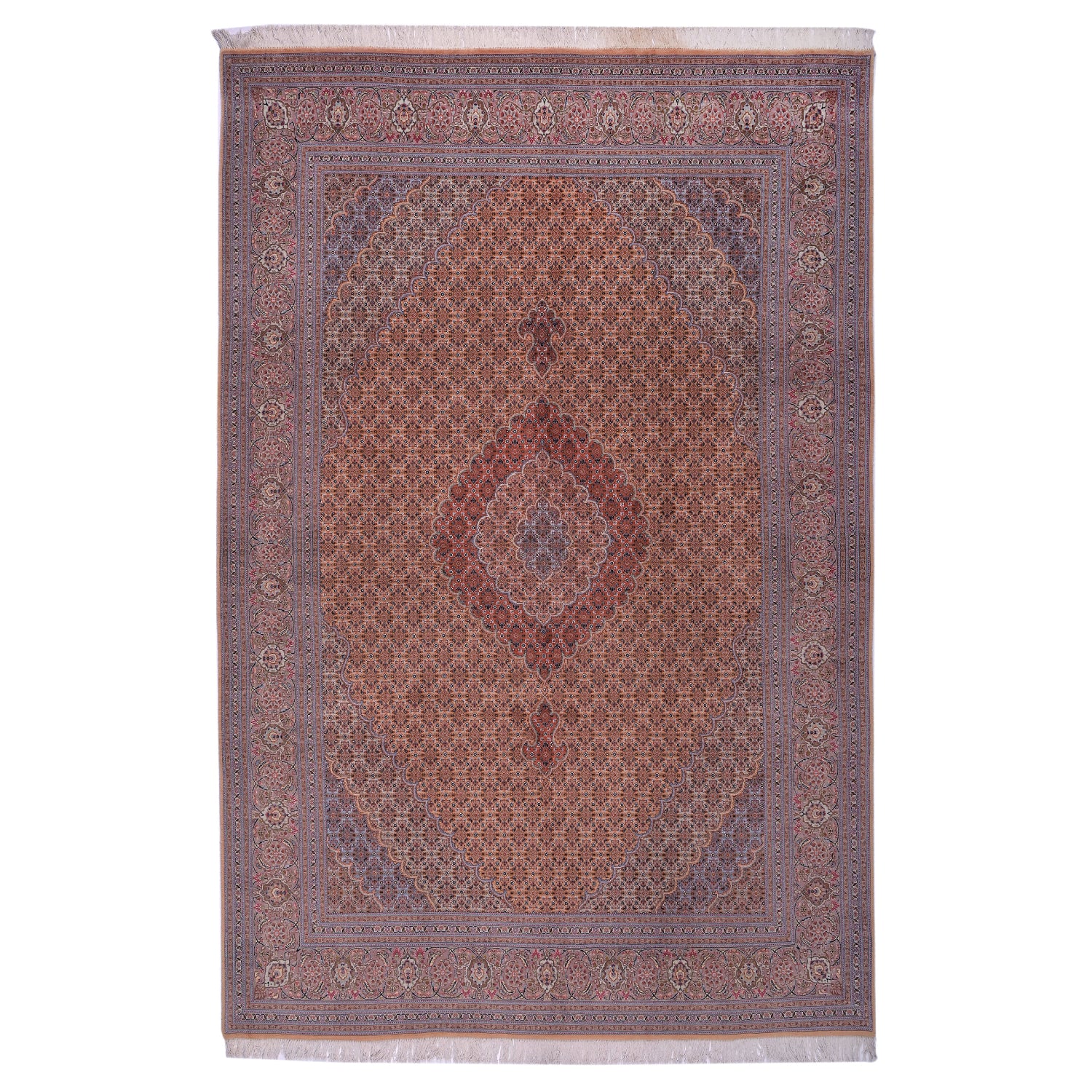 Tappeto Tabriz 50 Raj disegno Mahi Gold 300 x 198 cm