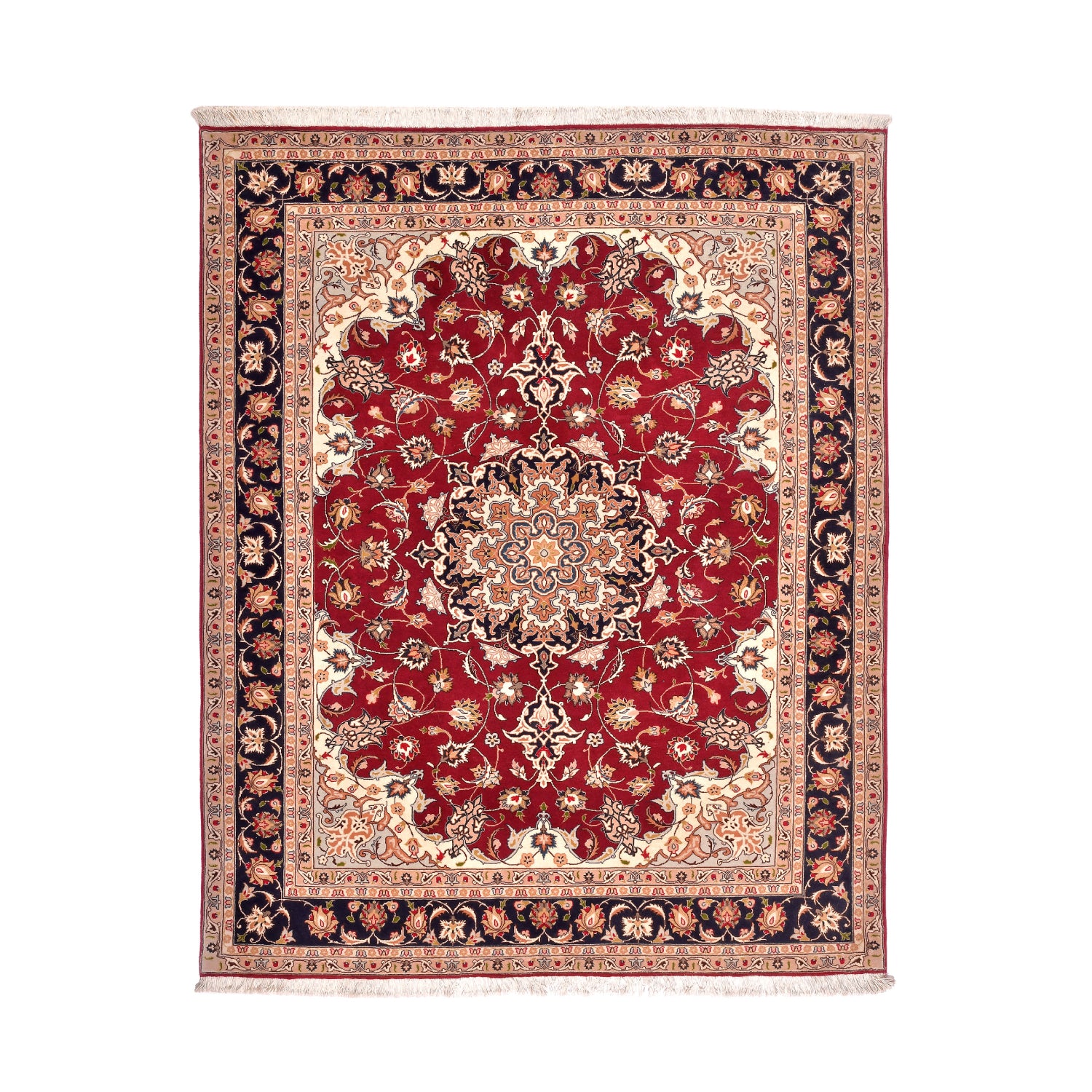 Tappeto Tabriz 50 Raj 195 X 154 cm