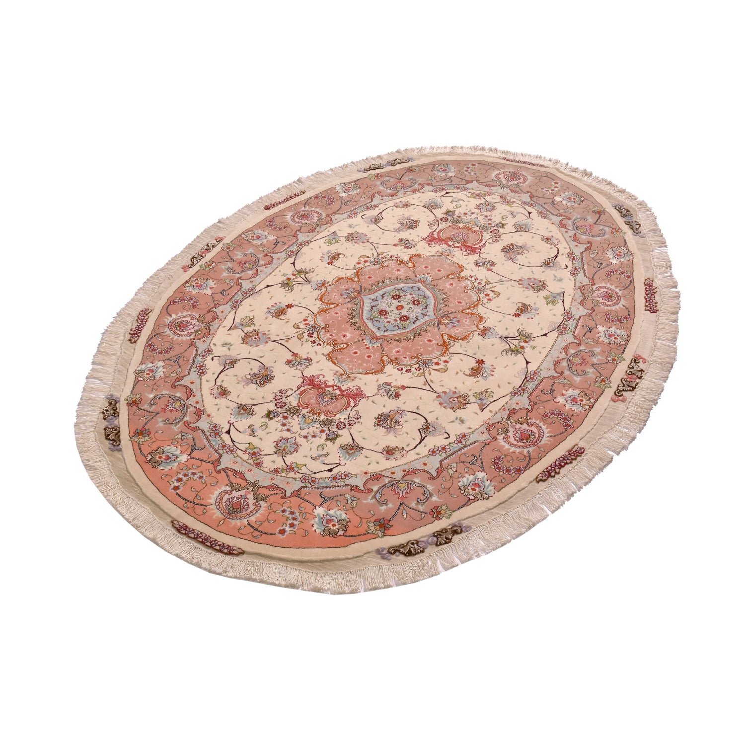 Tappeto Tabriz 50 Raj Ovale 209 x 145 cm