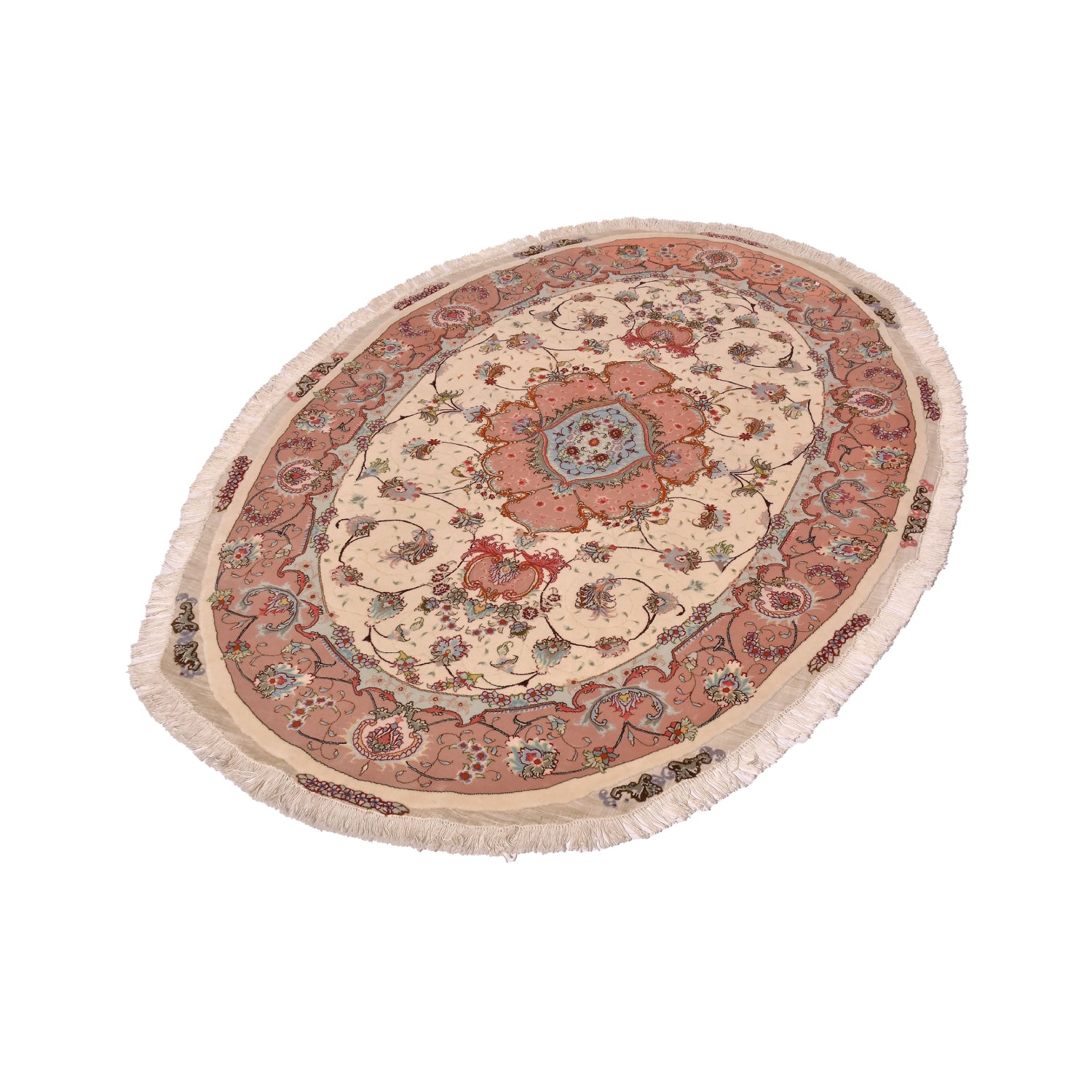 Tappeto Tabriz 50 Raj Ovale 209 x 145 cm