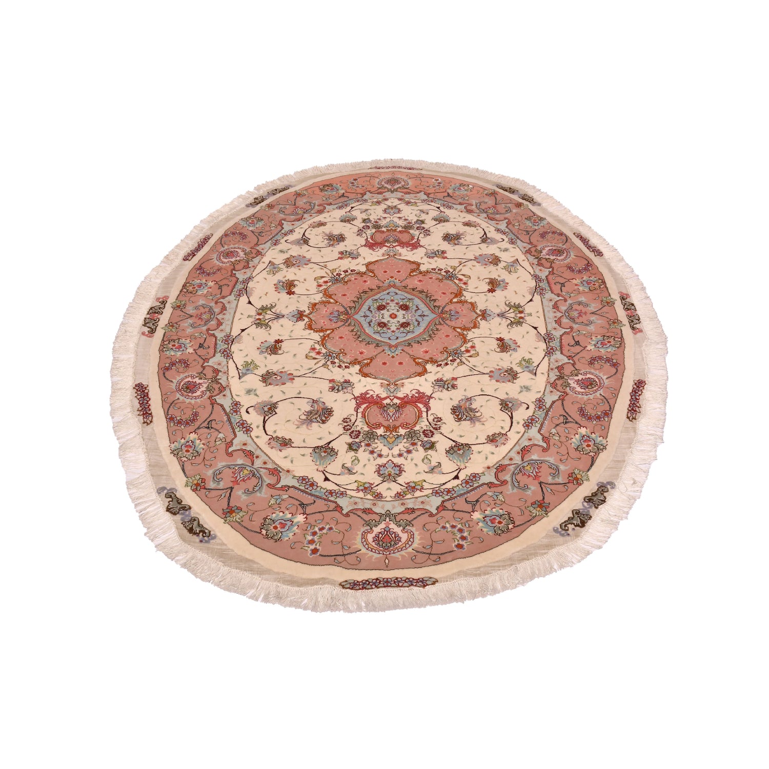 Tappeto Tabriz 50 Raj Ovale 209 x 145 cm
