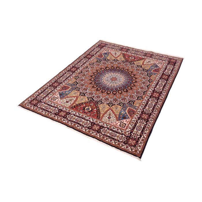 Tappeto Tabriz extrafine 50 Raj Disegno cupola 200 x 154 cm
