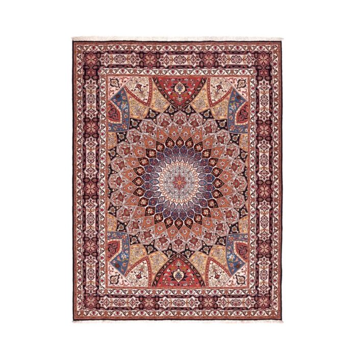 Tappeto Tabriz extrafine 50 Raj Disegno cupola 200 x 154 cm