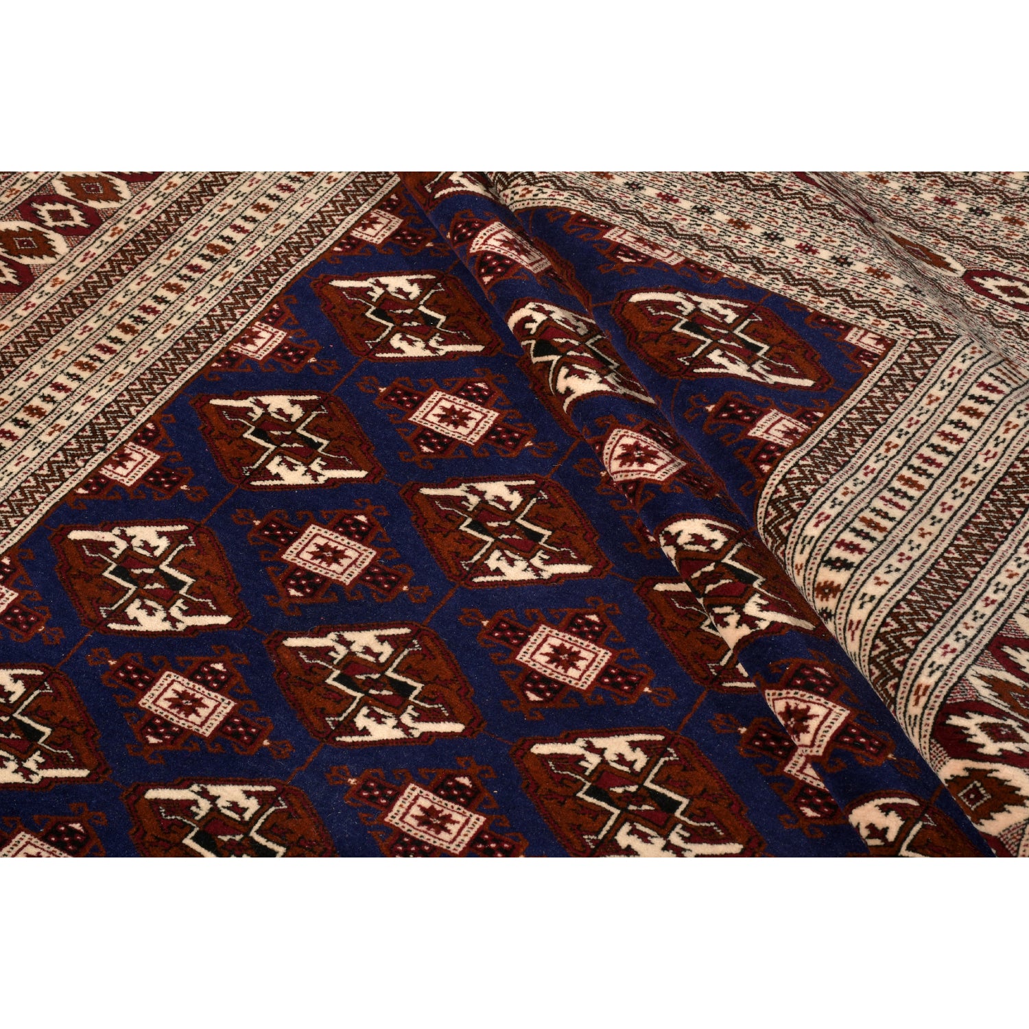 Tappeto Turkeman Trama Seta 290 x 194 cm