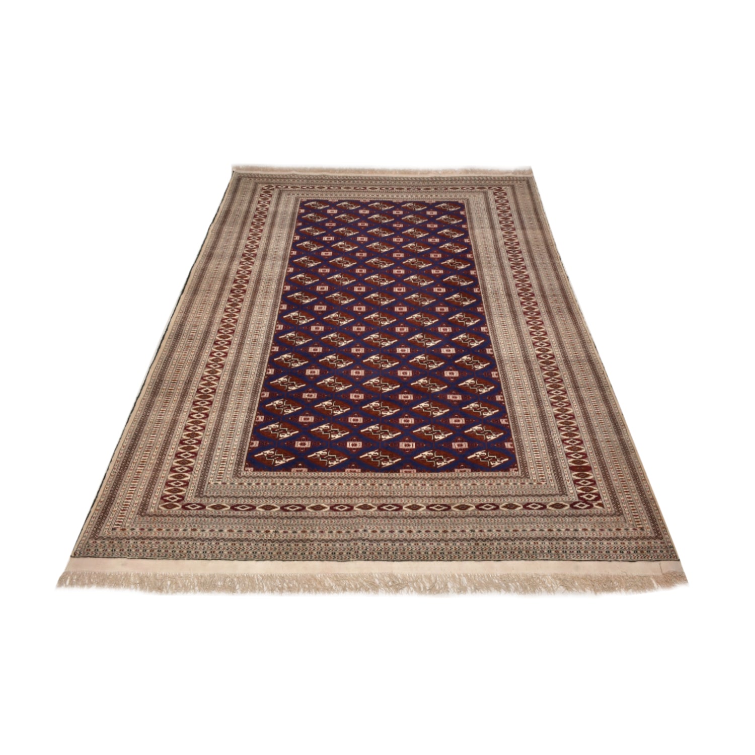 Tappeto Turkeman Trama Seta 290 x 194 cm