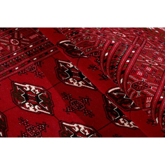 Tappeto Turkeman Trama Seta 194 X 130 cm