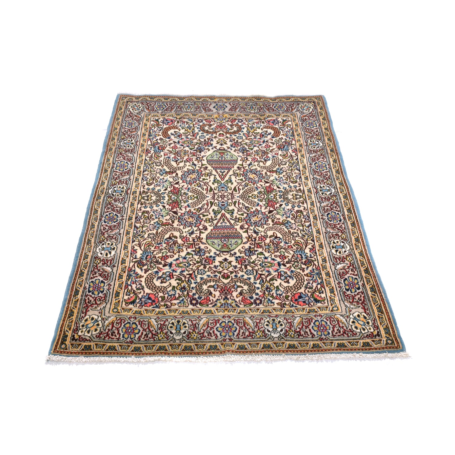 Tappeto Qum Vecchio 162 X 104 cm Patina