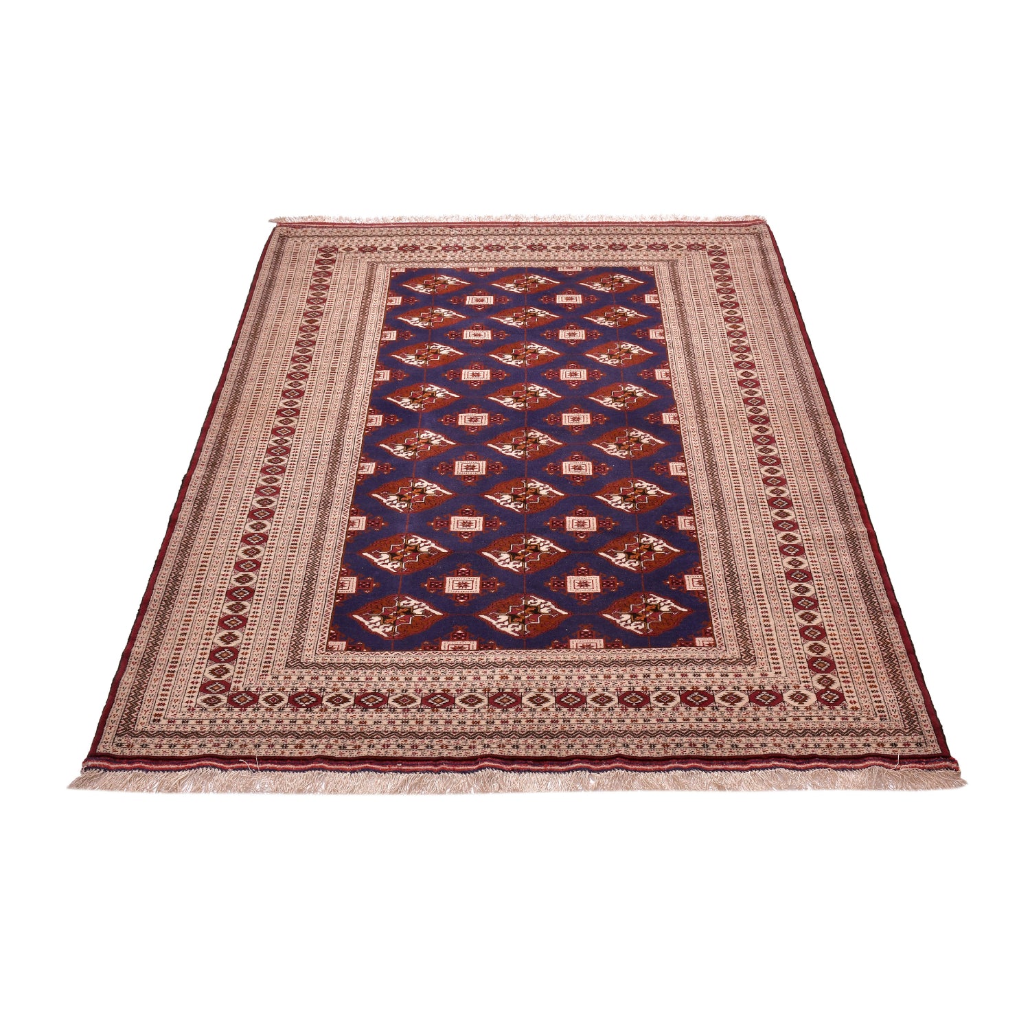 Tappeto Turkeman Trama Seta 206 x 142  cm