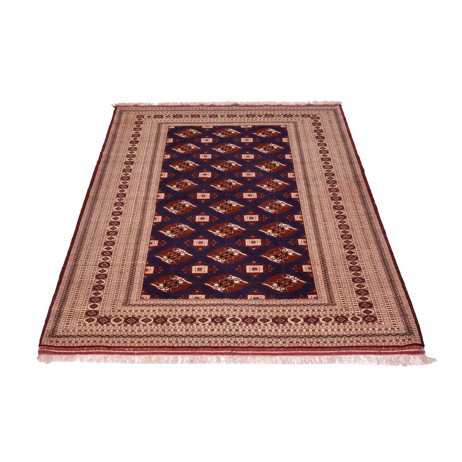 Tappeto Turkeman Trama Seta 206 x 142  cm Tappeto Turkeman Trama Seta 206 x 142  cm