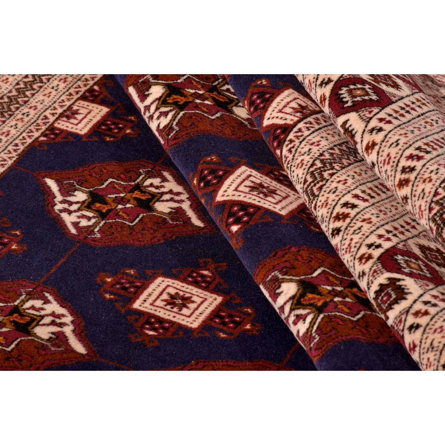 Tappeto Turkeman Trama Seta 206 x 142  cm Tappeto Turkeman Trama Seta 206 x 142  cm