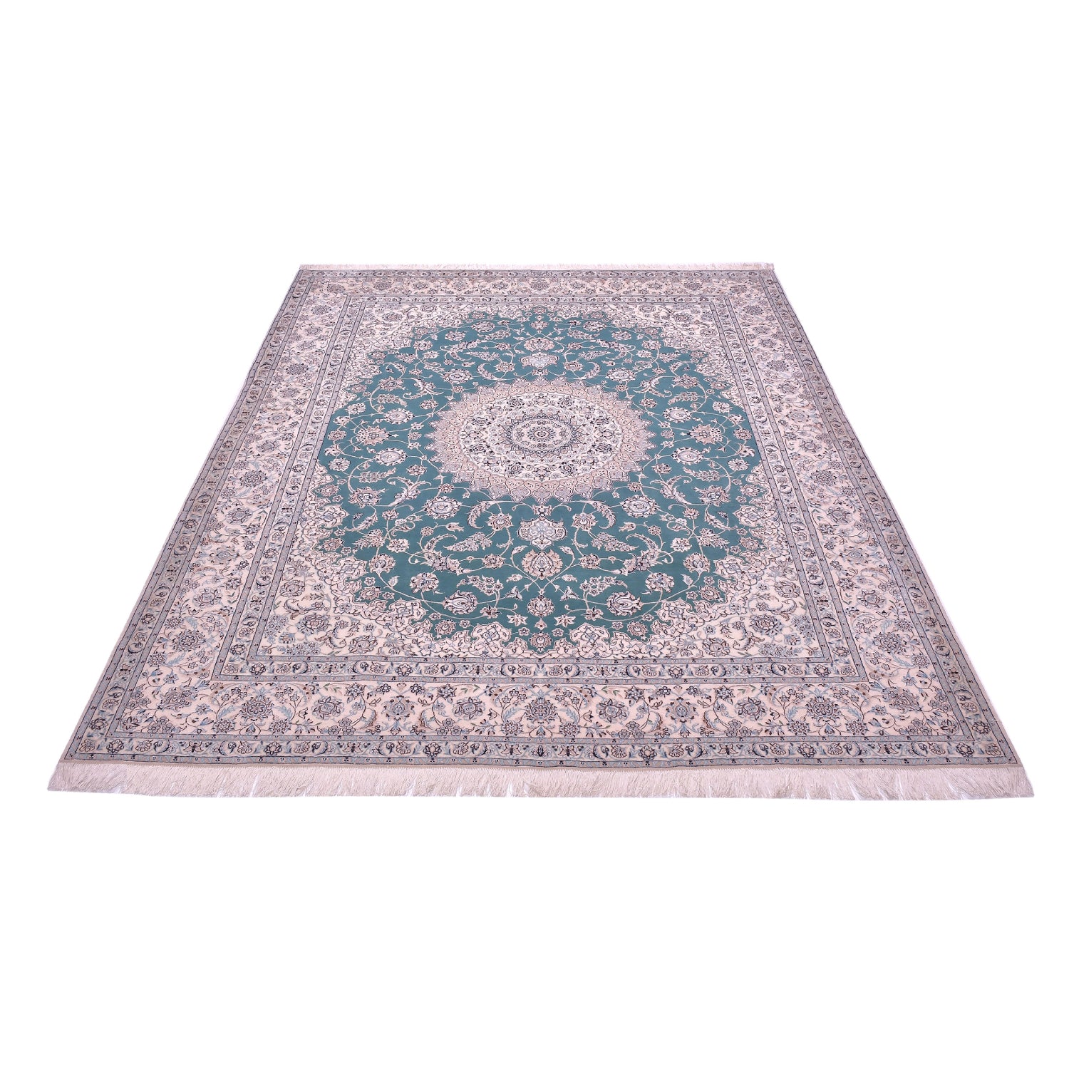 Tappeto Nain 6 Fili Firmato Habibian 272 x 210 cm