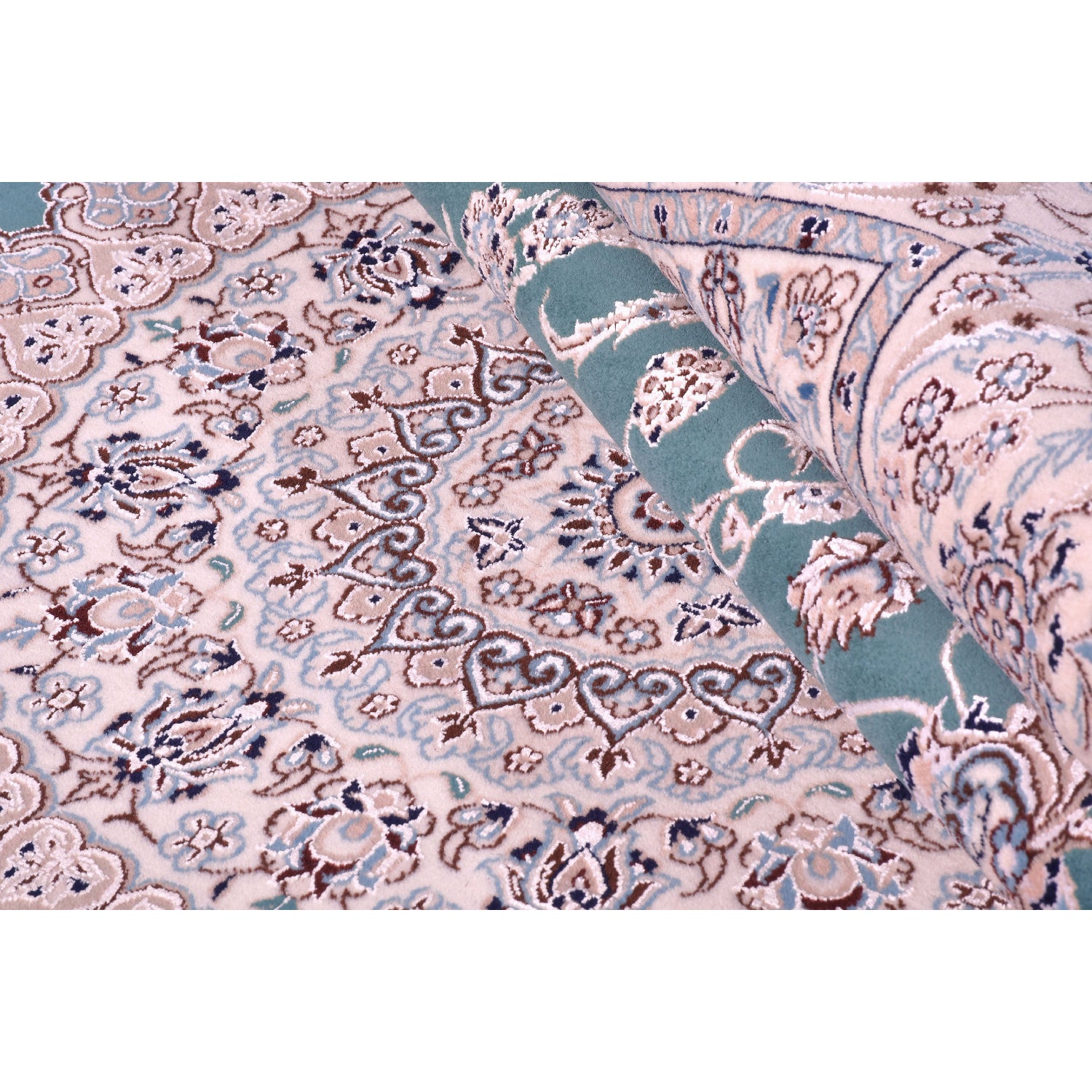 Tappeto Nain 6 Fili Firmato Habibian 272 x 210 cm