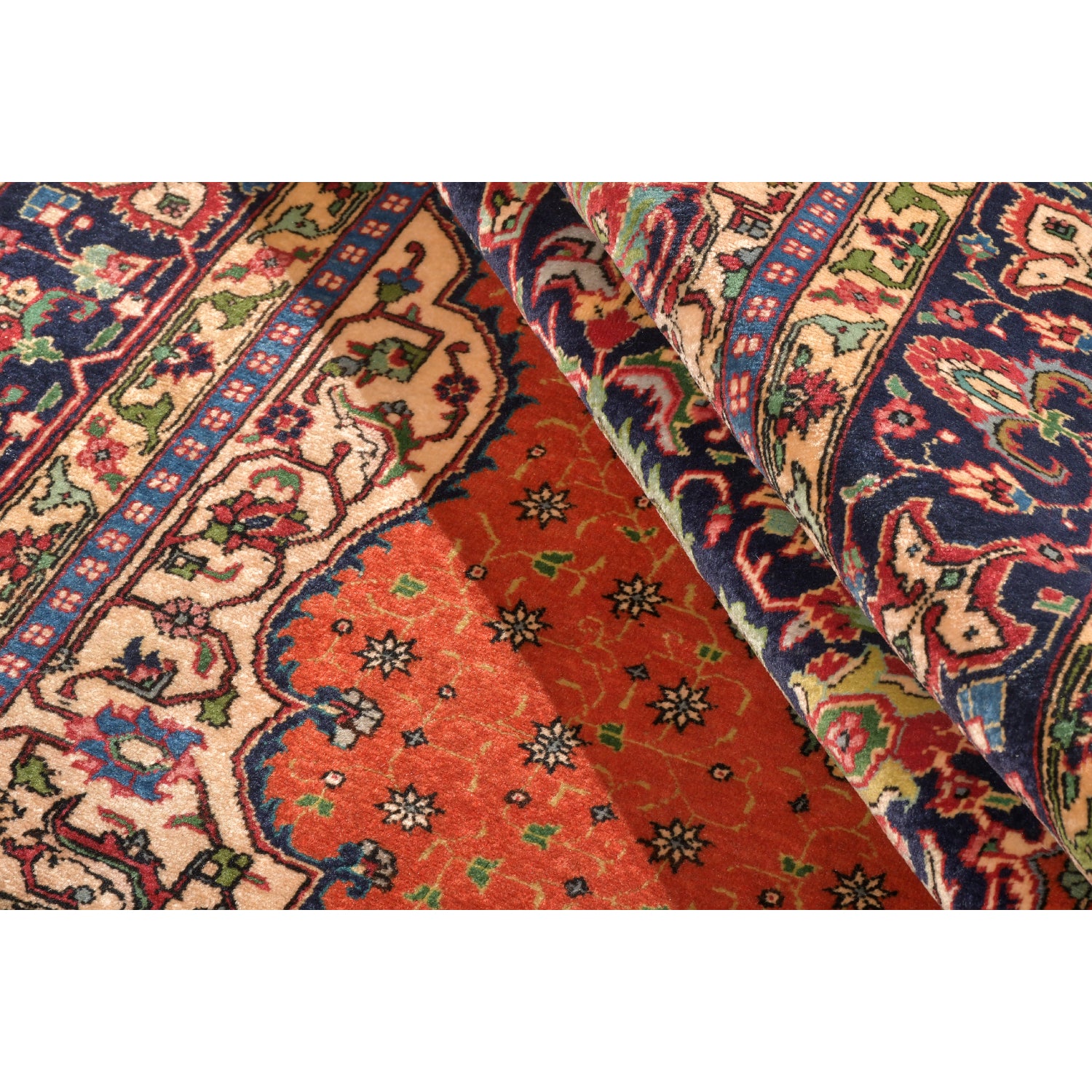 Tappeto Tabriz 40 Raj 186 X 139 cm