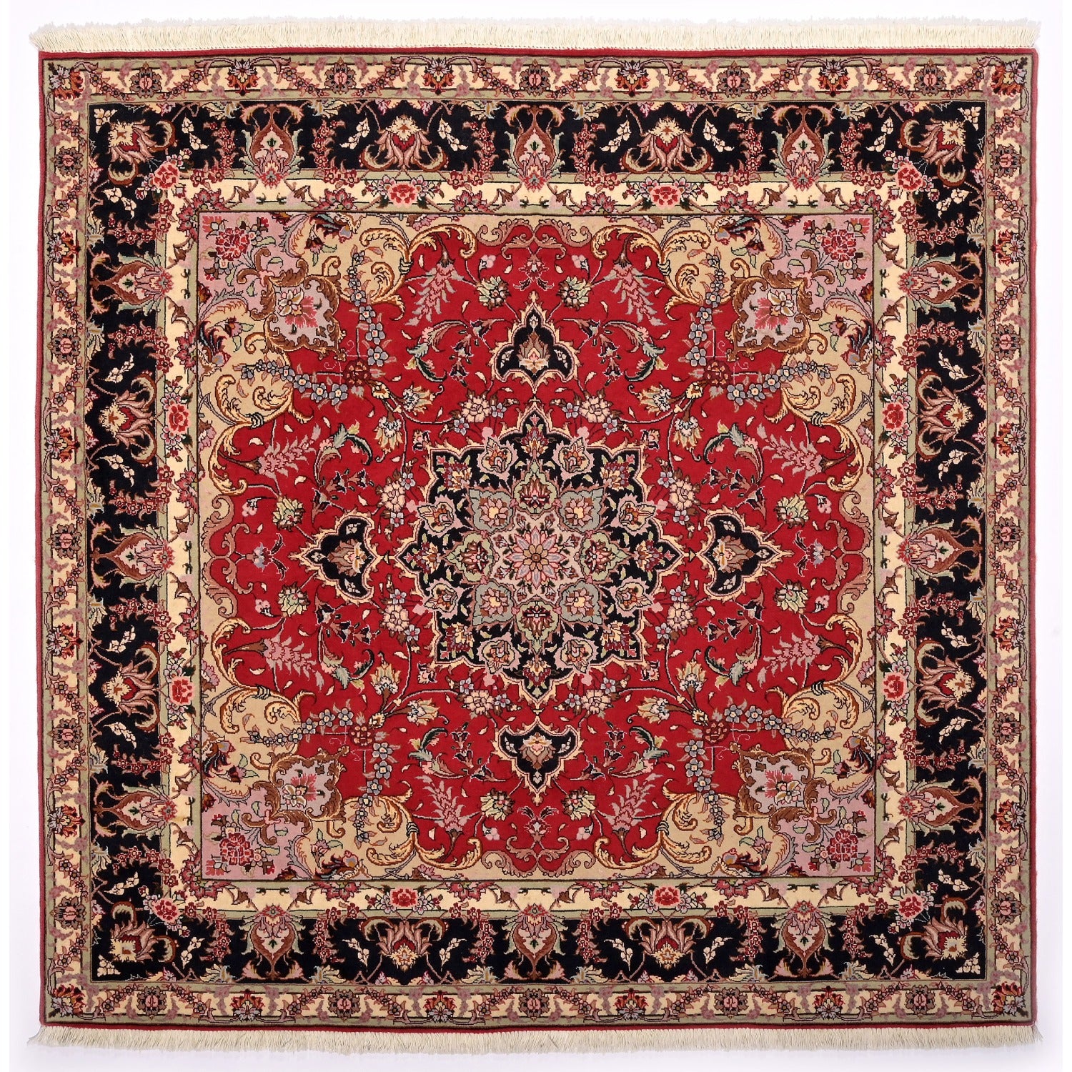 Tappeto Tabriz 50 Raj 156 x 151 cm